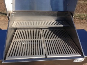 Laser cut grate and warming grate.