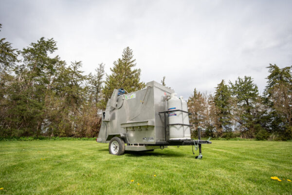 Model 306 Corn Roaster with fresh water tank, sinks, and waste water tank