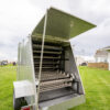 Rear view of Model 306 Corn Roaster