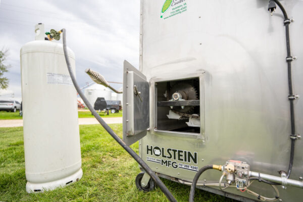 Model 150 Corn Roaster lighting door access