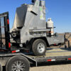 Model 150 corn roaster mounted on a trailer with winch